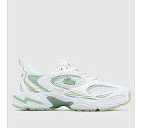 Lacoste Storm 96 2K Trainers in White & Green UK 4 (EU 37)