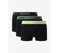 Lacoste Stretch Cotton Boxers Black Green White (3 Units) - S