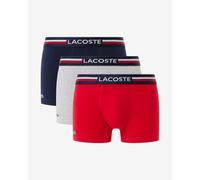 Lacoste Stretch Cotton Boxers Colour red navy blue white (3 units) - XL