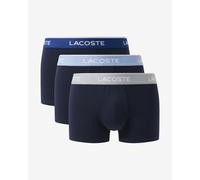 Lacoste Stretch Cotton Boxers Navy Blue Grey White (3 units) - S
