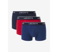 Lacoste Stretch Cotton Logo Boxers Navy Blue Red White (3 units) - L