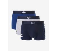 Lacoste Stretch Cotton Logo Boxers navy blue white (3 units) - L