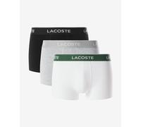 Lacoste Stretch Cotton Logo Boxers White Grey Black (3 units) - S