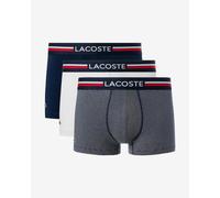 Lacoste Stretch Cotton Stripe Boxers navy blue white (3 units) - M
