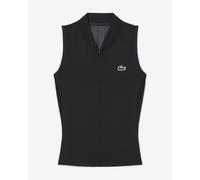 Lacoste Stretch Dual Fabric sleeveless polo black women - 40