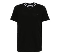 Lacoste Stretch Piqué Stripe Collar t-shirt - Black 3-4-5-7