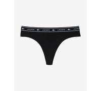 Lacoste String Logo Thong Black - XS