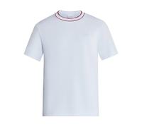 Lacoste stripe-collar cotton piqué T-shirt - Blue 3-4-5-6-7-8-9