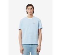 Lacoste Stripe Color Short Sleeve T-shirt Blue White - XXL