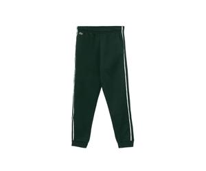Lacoste stripe-detail fleece trackpants - Green 10 yrs