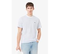 Lacoste Striped Cotton T-Shirt - 5 (Large)