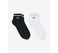 Lacoste Striped Crocodile socks white black (2 pairs) - 39-42