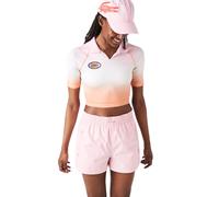 Lacoste Summer Women's Crop Top Sports T-Shirt Multicolor Training S