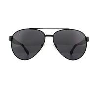 Lacoste Unisex Adults’ L185S 001 60 Sunglasses, Black (Black Matte)
