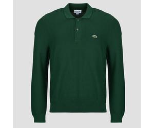 Lacoste Sweater Pull col polo coton point mousse in Green EU M