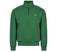 Lacoste Sweatshirts Sweatshirt col zippé en molleto in Green EU M