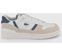 LACOSTE T-Clip Set Bicolour Leather and Suede Trainers with Logo by - Size: 44½ - male