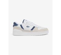 Lacoste T-Clip Set Leather Shoes White Beige Navy - 44.5