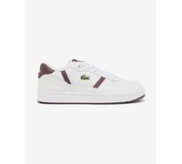 Lacoste T-Clip Set Leather shoes white burgundy - 6.5UK