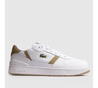 Lacoste T-Clip Trainers in White & Brown UK 11 (EU 46)