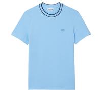 Lacoste T-Shirt - Men's Lacoste Paris Pique Tee - TH8174 - Navy, White, Blue