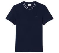 Lacoste T-Shirt - Men's Lacoste Paris Pique Tee - TH8174 - Navy, White, Blue