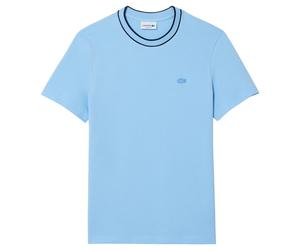 Lacoste T-Shirt - Men's Lacoste Paris Pique Tee - TH8174 - Navy, White, Blue