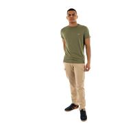 Men's Lacoste Mens Crew Neck Pima Cotton Jersey T-Shirt - Tan - Size: 38/Regular