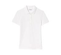 Lacoste L.12.D Slim Fit Stretch Piqué Polo Shirt Size 16 White