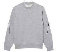 Lacoste Tape Sleeve Crew Sweat SH9884 - Silver Chine - Large