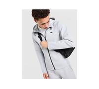 Lacoste Tech Knit Full Zip Hoodie - Grey - Mens 8/XXXL