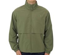 Lacoste Technical Nylon Water-Repellent hooded jacket olive green - XL