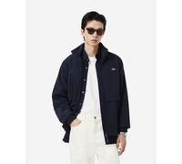 Lacoste Technical Nylon Water-Repellent hooded jacket navy blue bottle green - M-L