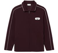Lacoste Tennis Heritage Zipped Badge Accent Sweatshirt - Merlot 2X/7 2X/7