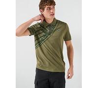 Lacoste Tennis Performance Polo Shirt- Khaki, Khaki, Size L, Men Khaki