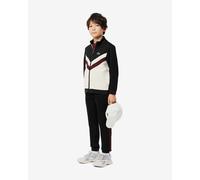 Lacoste Tennis Sport Stripe tracksuit black white red Kids - 16