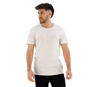 Lacoste Men's Crew Neck Plain Cotton T-shirt Three-Pack Size S White