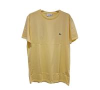 Lacoste TH6709 Yellow Jaune T-Shirt Top (UK, Alpha, L, Regular, Regular, Jaune)