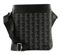LACOSTE The Blend Flat Crossover Bag Monogram Noir Gris