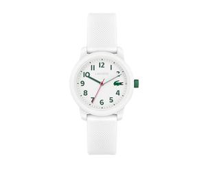 Lacoste Three Hand Quartz Movement Watch for Kids LACOSTE.12.12 Kids Collection with Silicone Bracelet