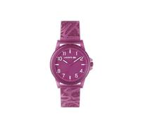 Lacoste Three Hand Quartz Movement Watch for Kids RIDER Collection with Pink Silicone Bracelet - 2020156