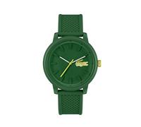 Lacoste Three Hand Quartz Movement Watch for Men LACOSTE.12.12 Hero Collection with Green Silicone Bracelet - 2011316