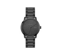 Lacoste Three Hand Quartz Movement Watch for Men LACOSTE.12.12 Metropole Collection with Black Stainless Steel Bracelet - 2011421