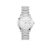 Lacoste Three Hand Quartz Movement Watch for Men LACOSTE.12.12 Metropole Collection with Silver Stainless Steel Bracelet - 2011420