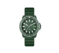 Lacoste Three Hand Quartz Movement Watch for Men LACOSTE.12.12 Scuba Collection with Green Silicone Bracelet - 2011414