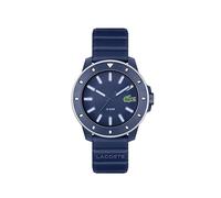 Lacoste Three Hand Quartz Movement Watch for Men LACOSTE.12.12 Scuba Collection with Navy Blue Silicone Bracelet - 2011413