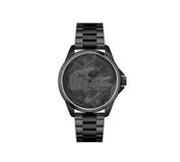 Lacoste Three Hand Quartz Movement Watch for Men LE Croc Collection with Black Stainless Steel Bracelet - 2011396
