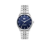 Lacoste Three Hand Quartz Movement Watch for Men Lisbon Collection with Stainless Steel Bracelet or Leather Strap