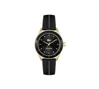 Lacoste Three Hand Quartz Movement Watch for Women Billie Collection with Black Silicone Bracelet - 2001461