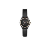 Lacoste Three Hand Quartz Movement Watch for Women LACOSTE.12.12 Swift Collection with Black Leather Strap - 2001436